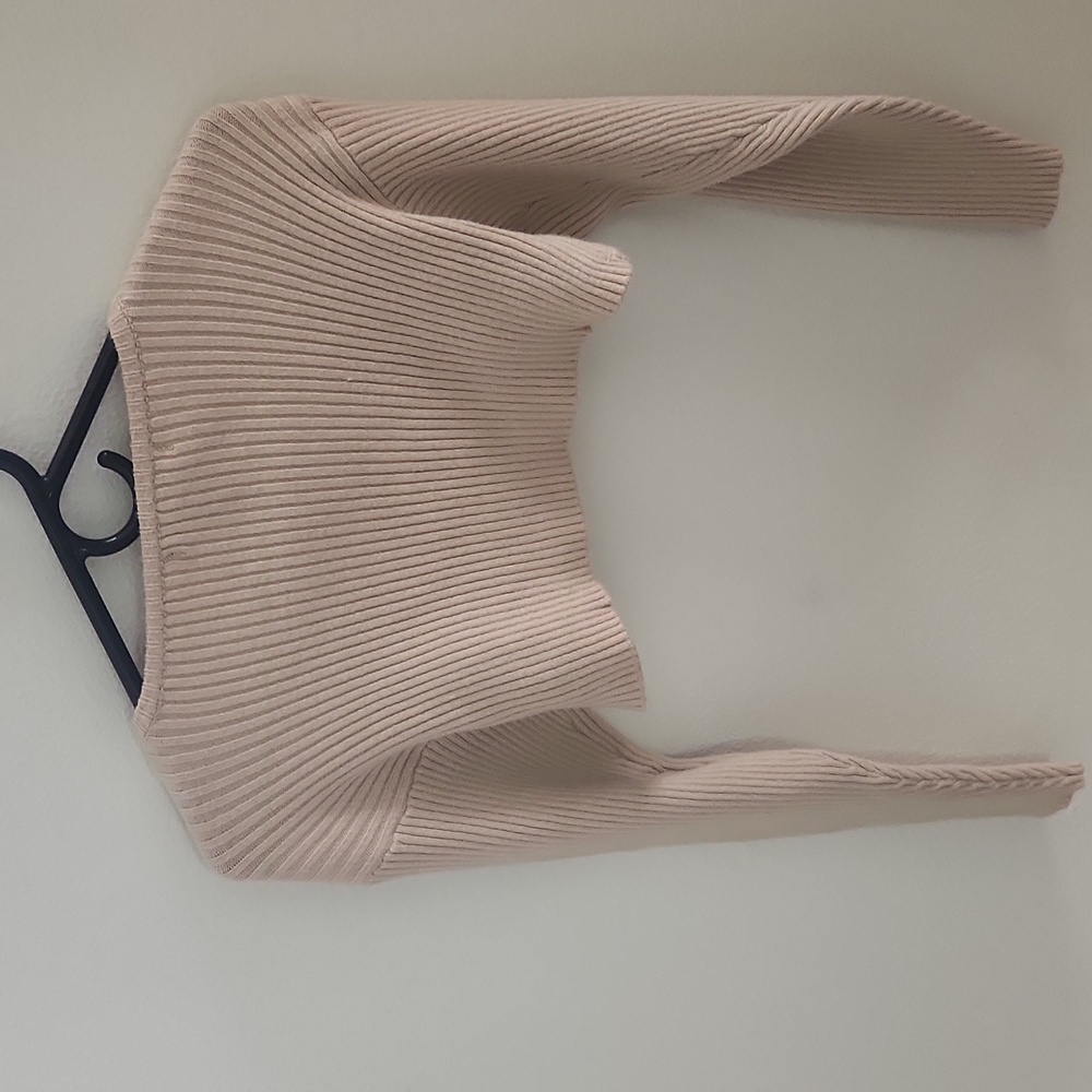 Forever 21 Tan Ribbed Shrug - Picture 4 of 5
